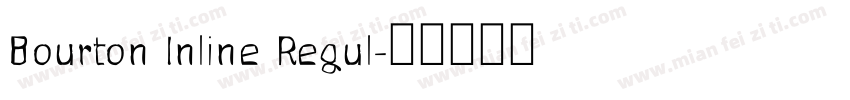 Bourton Inline Regul字体转换